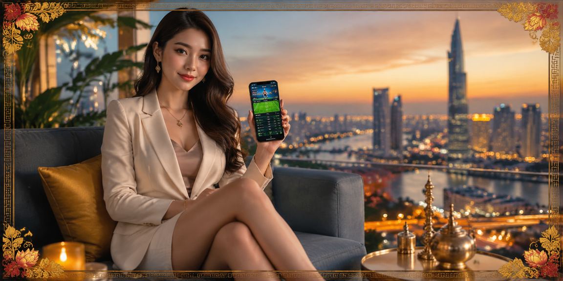 Người dùng tại TP. Hồ Chí Minh kiểm tra voucher cá cược thể thao trên điện thoại