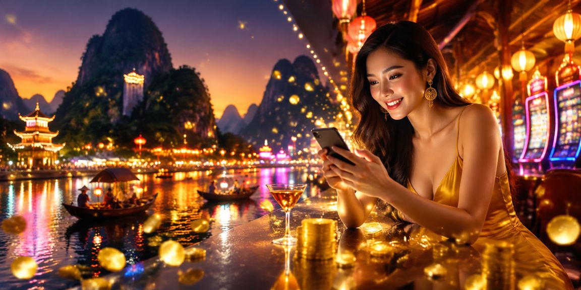 Người dùng đăng nhập 4060 trên điện thoại tại chợ đêm Ninh Bình